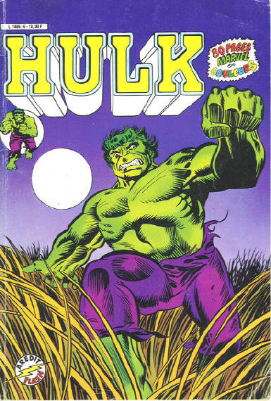 Scan de la Couverture Hulk Comics n 6
